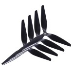 HQProp MacroQuad 3-Blades Propellers 9X5X3(CW CCW) Black-Glass Fiber Reinforced Nylon For RC Drone DIY Parts